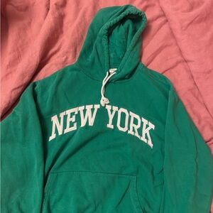 Green New York Hoodie